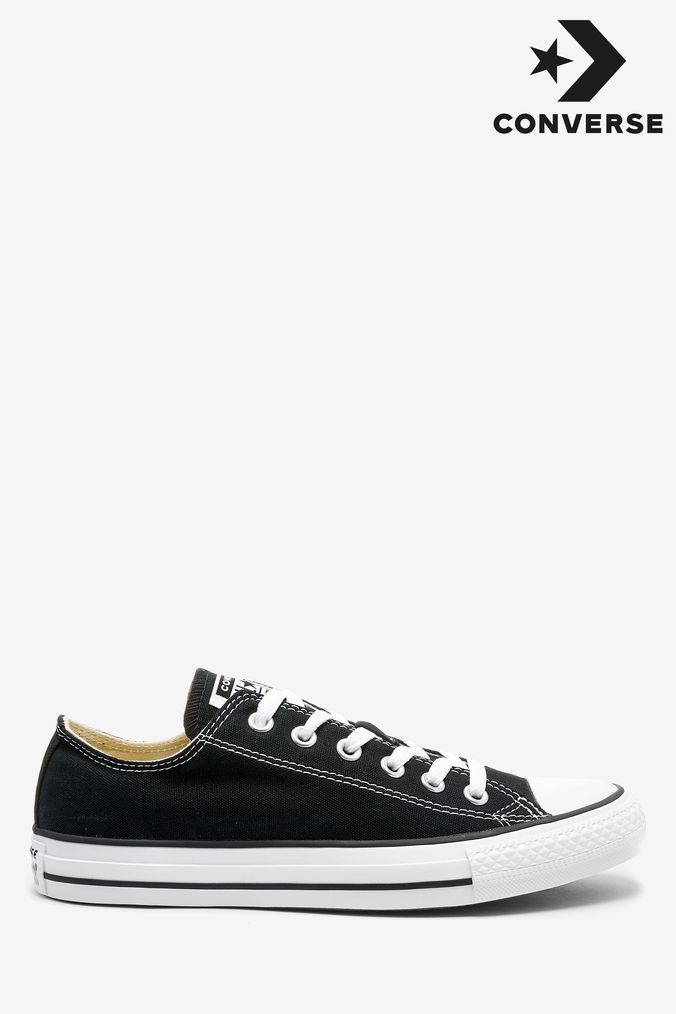 Converse Black Regular Fit Chuck Taylor All Star Ox Trainers (303034) | £55