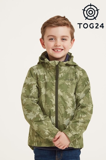 Tog 24 Kids Green/White Copley Waterproof Jacket (303077) | £30