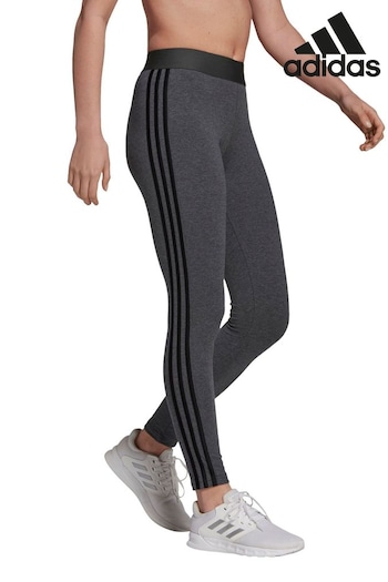 adidas Grey Sportswear 3 Stripes Leggings (303128) | £23