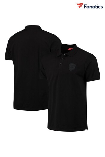 Fanatics Arsenal Mono Logo Black Polo Shirt (303353) | £30