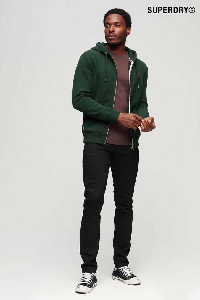 Mens green 2025 superdry hoodie