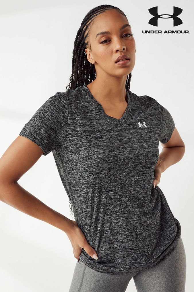 Buy Women s T Shirts Black Under Armour Tops Online Next UK
