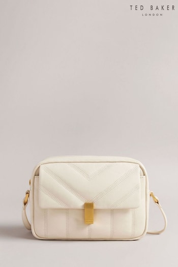 Ted Baker Cream Ayalily Quilted Camera Bag (303724) | £110