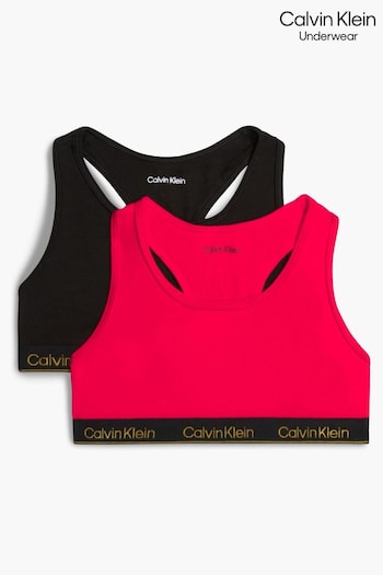 Calvin Chumbo Klein Modern Cotton Bralette 2 Packs (303856) | £29