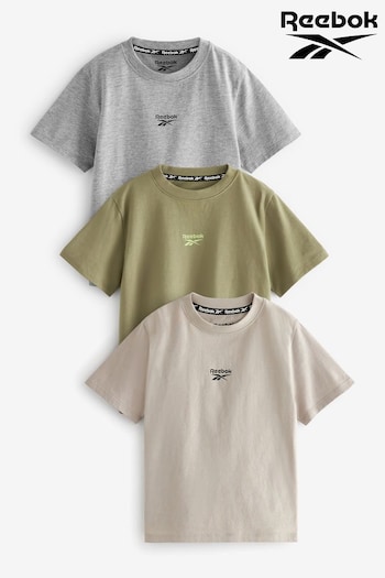 Reebok Junior 3 Pack Logo T-Shirts Fleece (304266) | £14