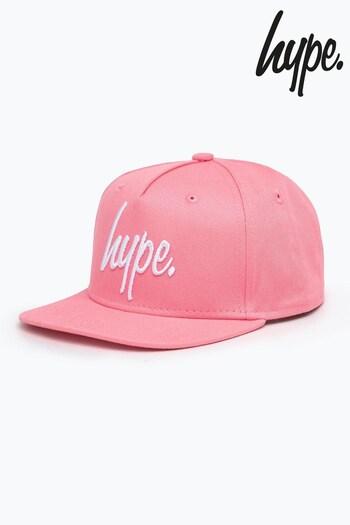 Hype. Unisex Pink Script Kids Snapback Hat (304432) | £18