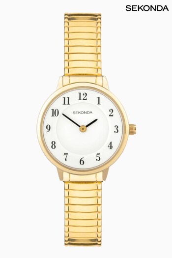 Sekonda Easy Reader Gold Tone Stainless Steel Expander Bracelet Watch (304479) | £70
