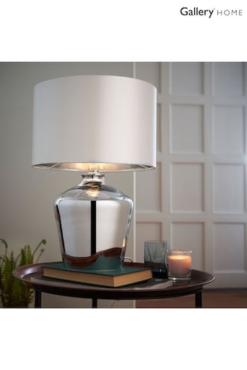 Gallery Home White Arlo Table Lamp (304557) | £82