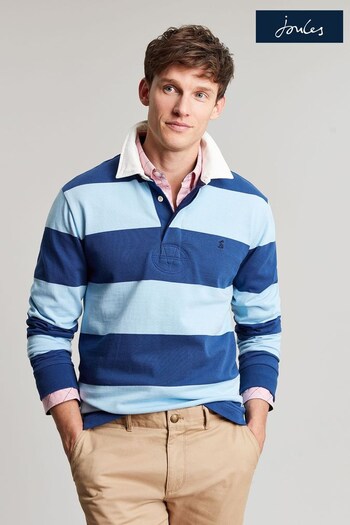 Joules Onside Blue Rugby Shirt (304568) | £70