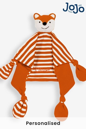 JoJo Maman Bébé Orange Personalised Fox Comforter (304850) | £19