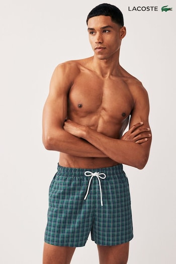 Lacoste Blue French Heritage Swimming Trunks (305199) | £80