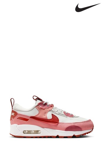 Nike Pink Air Max 90 Futura Trainers (305332) | £145