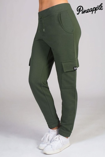 Pineapple Womens Light Grey Cargo Joggers (305362) | £36