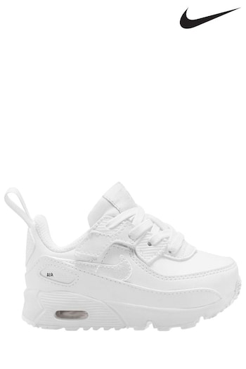 Nike White Infant Air Max 90 Easy On Trainers (305600) | £55