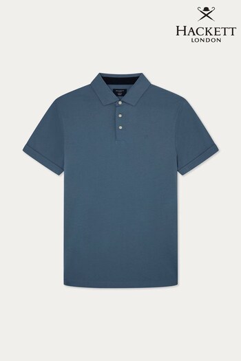 Hackett London Men Blue Polo Shirt (305695) | £90