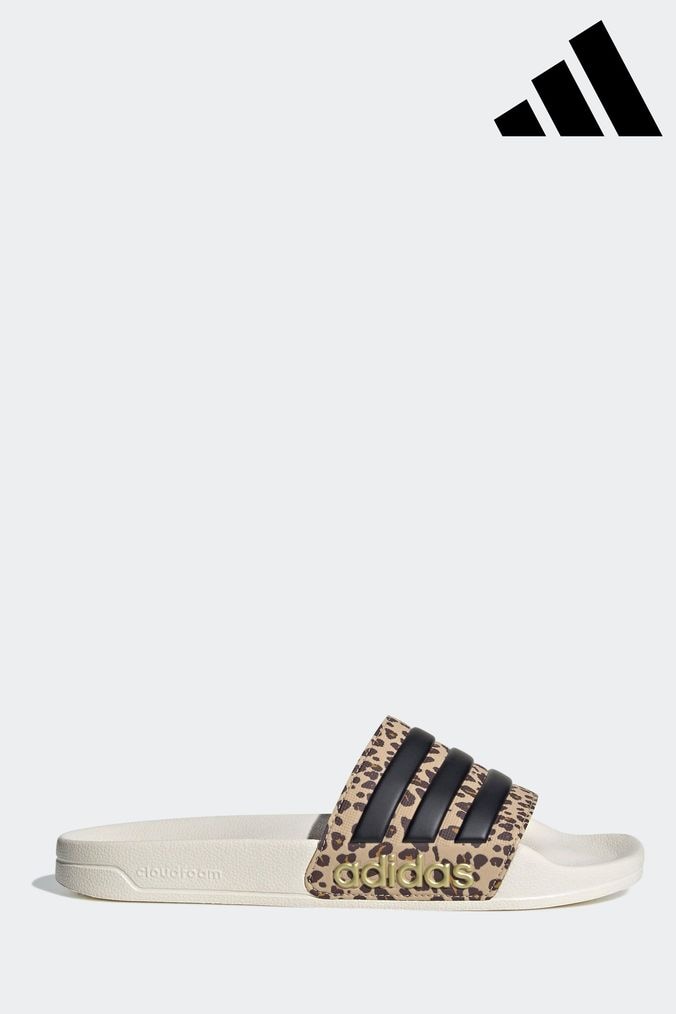 Adidas animal shop print slides