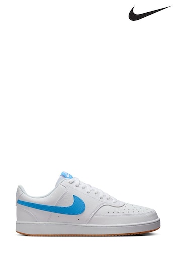 Nike White Court Vision Low Trainers (305860) | £75