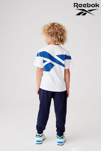 Reebok Aktion Junior Vector T-Shirt and Jogger Set (306086) | £25