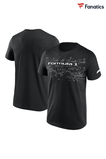 Fanatics Formula 1 Tech Unlocked Black Graphic T-Shirt (306203) | £28