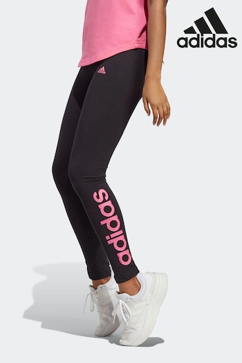 adidas Pink Sportswear Essentials High-Waisted Logo Leggings (306343) | £23