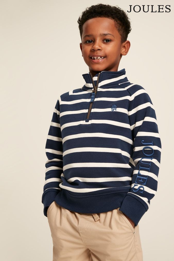 Joules half zip sweatshirt top