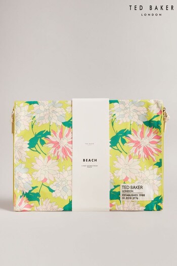 Ted Baker Yellow Abbigal Wet & Dry Holiday Pouch (306559) | £30