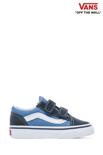 Vans Navy Old Skool V Shoes (307910) | £35