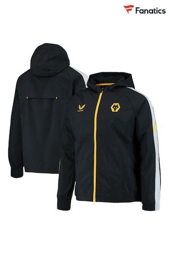 Fanatics Wolverhampton Wanderers Matchday Training Black Jacket (308338) | £85