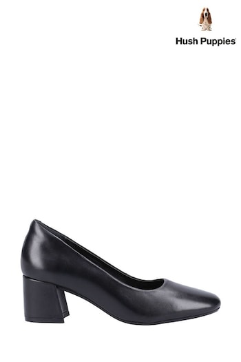 Hush Puppies Black Alicia Court Shoes (308611) | £75