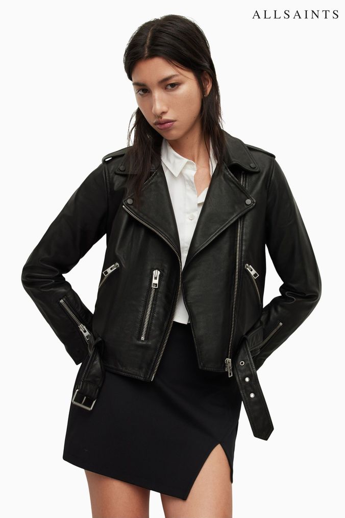 All saints store ladies leather jacket