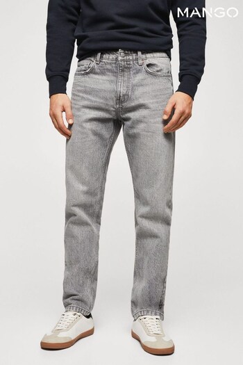 Mango Straight Fit Grey Jeans (308994) | £50