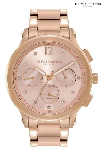 Olivia Burton Ladies Sports Luxe Multifunction Watch (309011) | £169