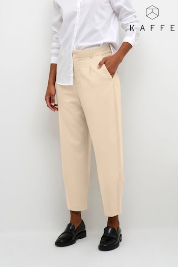 Kaffe Cream Merle Cropped Suit: Trousers (309387) | £70