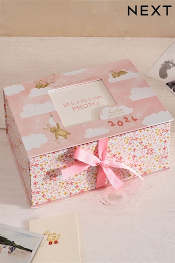Pink Girl Born in 2024 Keepsake Box (309955) | £10