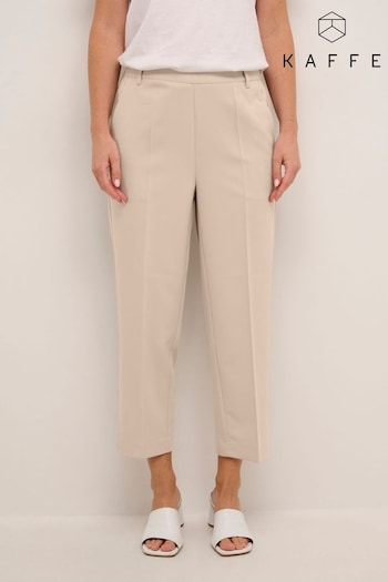 Kaffe Natural Sakura Elastic Waist Suit Trousers (310115) | £45