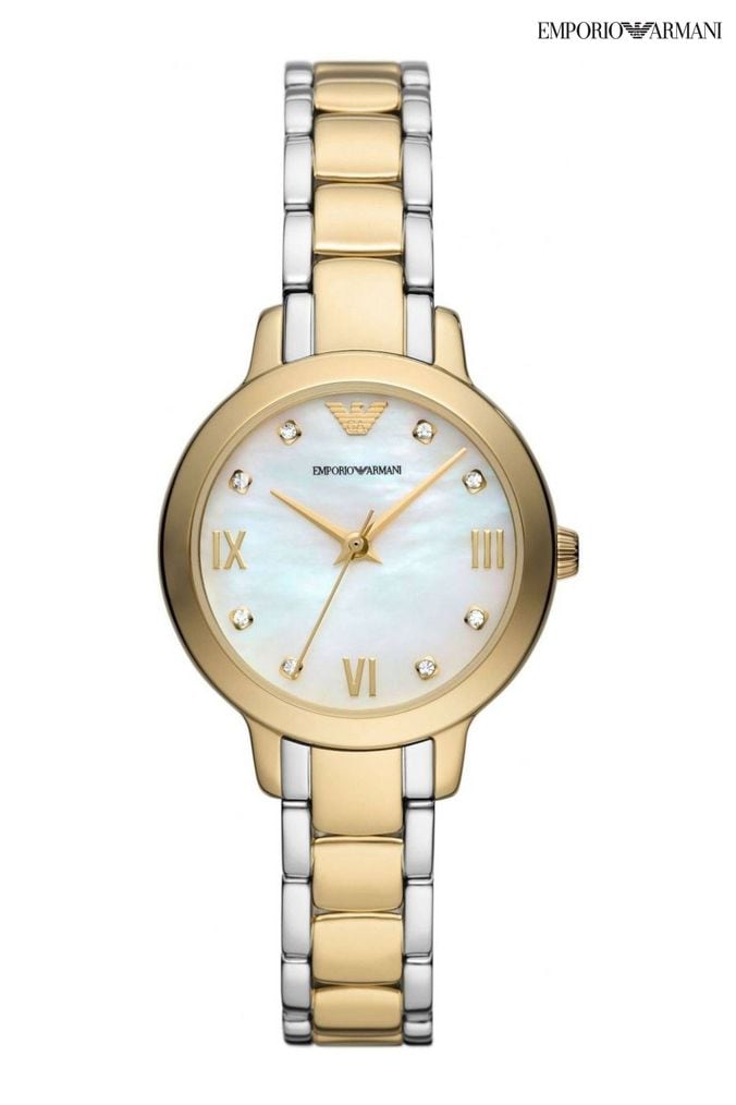 Buy Women s Watches Gold Emporio Armani Jewellery Online Next UK