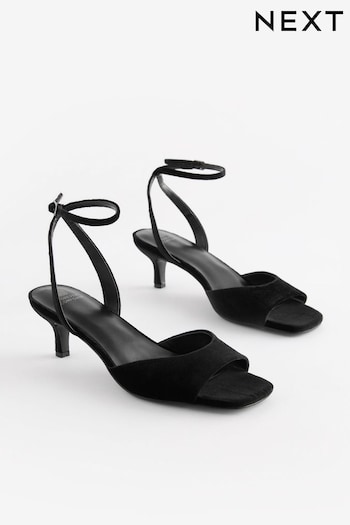 Black Forever Comfort® Low Heeled Sandals (310183) | £38