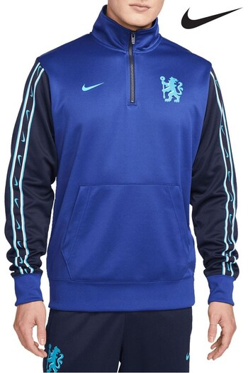 Nike Cowboys Blue Chelsea We Are Blue 1/4 Zip Top (310354) | £65