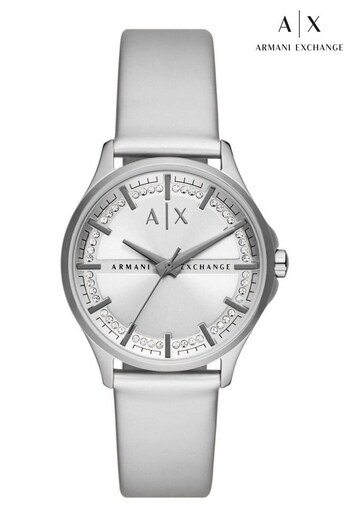 Armani Exchange Ladies Silver Tone Watch (310397) | £149