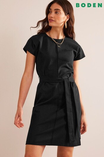 Boden Black Tara Jersey T-Shirt Dress (310403) | £65