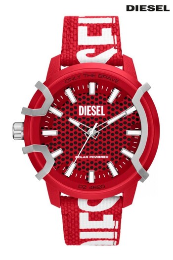 Diesel Gents Red Cliffhanger Griffed Watch (310568) | £219