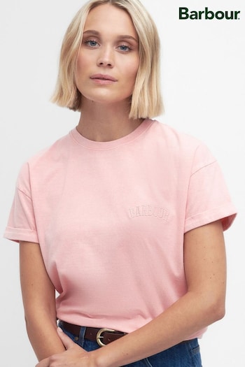 Barbour® Coral Pink Sandgate T-Shirt (310844) | £28