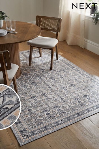 Natural Washable Beatrice Oriental Rug (310935) | £30 - £150