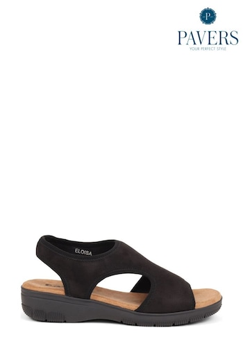 Pavers Easy FIt Eloisa Extra Wide 6E Fit White Sandals (311290) | £35