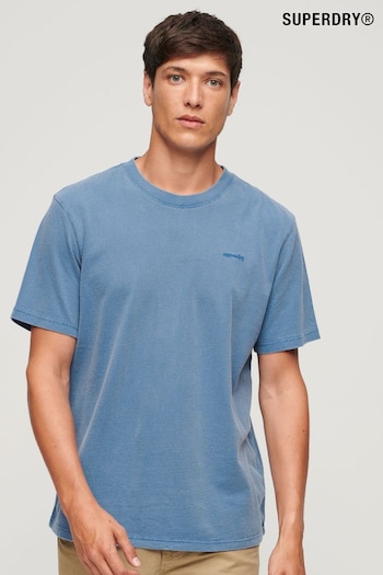 Superdry Light Blue Vintage Washed T-Shirt (311473) | £27