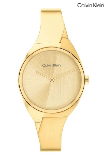 Calvin Klein Ladies Gold Tone Charming Watch (311572) | £179