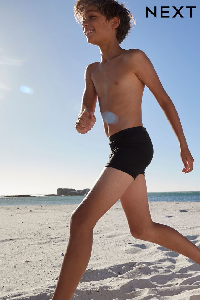 Boys black trunks hot sale