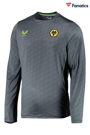 Fanatics Grey Wolverhampton Wanderers Players Training T-Shirt (311698) | £50