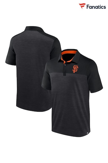 Fanatics San Francisco Giants Fundamentals Black Polo T-Shirt (312011) | £40