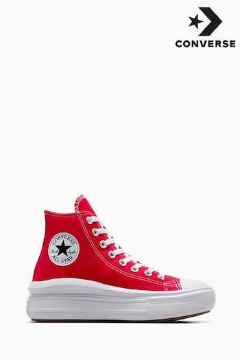 Converse Red Move High Top Trainers (312080) | £80